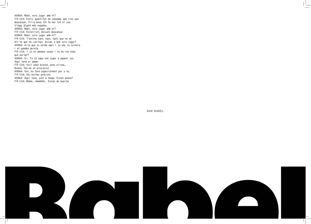Paper de taula de Bar Babel